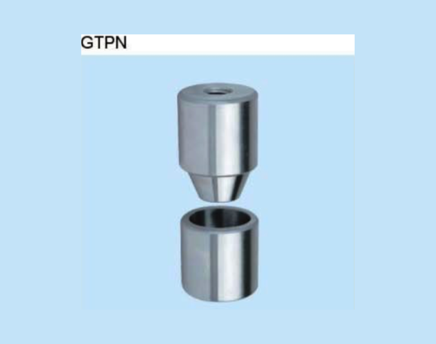 A set of taper interlocks for precise guiding and alignment of mold components.